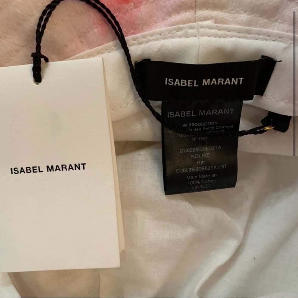 Isabel Marant Noliea Tie Dye Cotton Bucket Hat - Picture 3 of 9